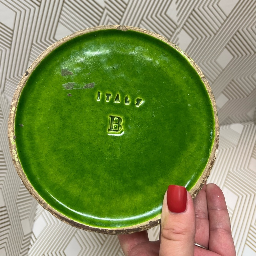 Vintage Mid-Century Bitossi For Rosenthal-Netter Ceramic Glazed Ashtray - Picture 11 of 14